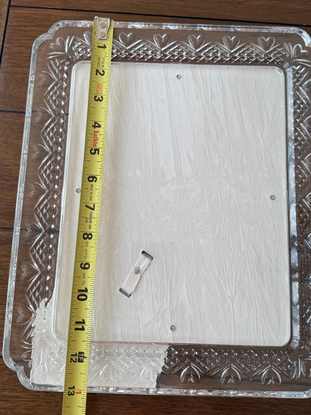 Waterford Crystal Clear Cut-Glass Picture Frame